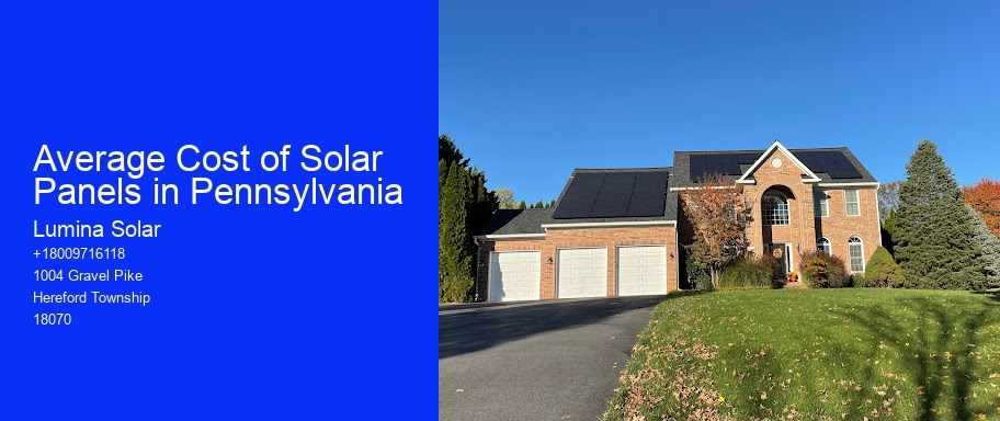 Average Cost of Solar Panels in Pennsylvania